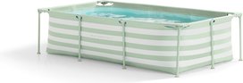 Swim Essentials Frame zwembad 260x160x65 cm groen/wit - met filterpomp Swim Essentials Frame zwembad 260x160x65 cm groen/wit - met filterpomp